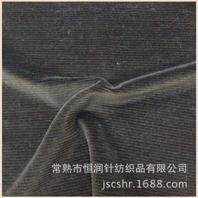 【【廠家直銷高品質服裝面料】氨綸燈芯絨 滌綸燈芯絨 抽條燈芯絨】價格,廠家,圖片,針織面料,常熟市恒潤針紡織品-